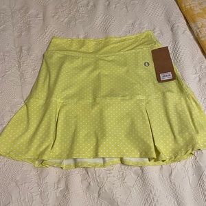 Dona Jo - jojo lemon polka dot skirt